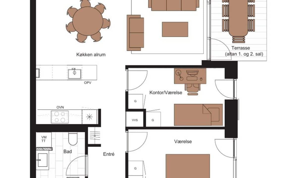 3-room house / townhouse in Vedbæk image 6