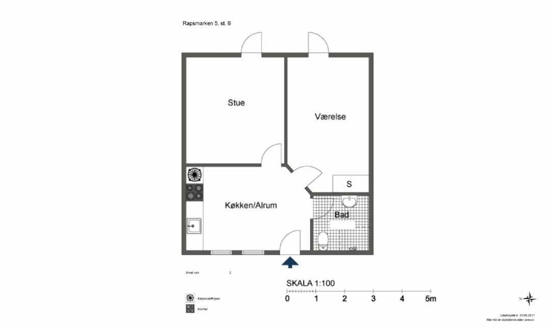 Rapsmarken 5, st. 6, Rapsmarken 1-5 billede 3