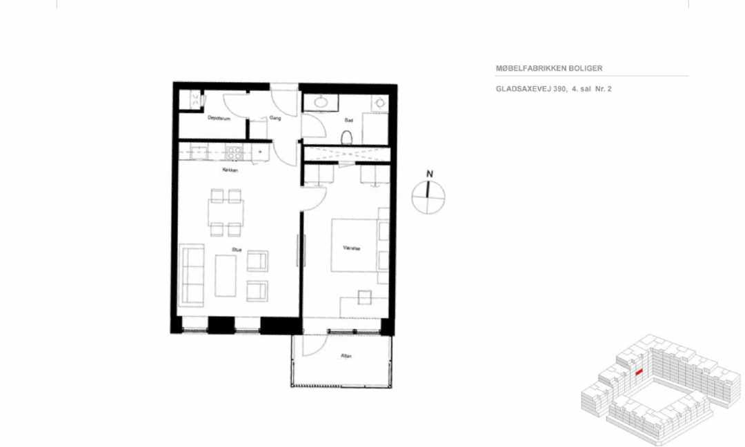 Gladsaxevej 390, 4. 2, Møbelfabrikken billede 3