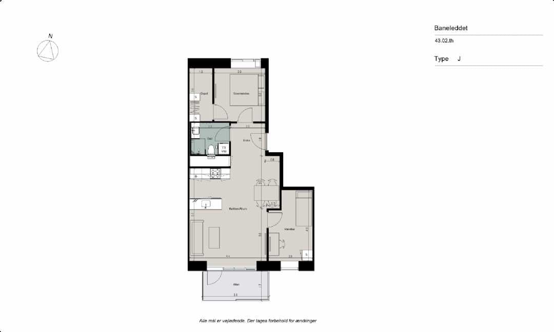 3-room apartment in Glostrup image 3