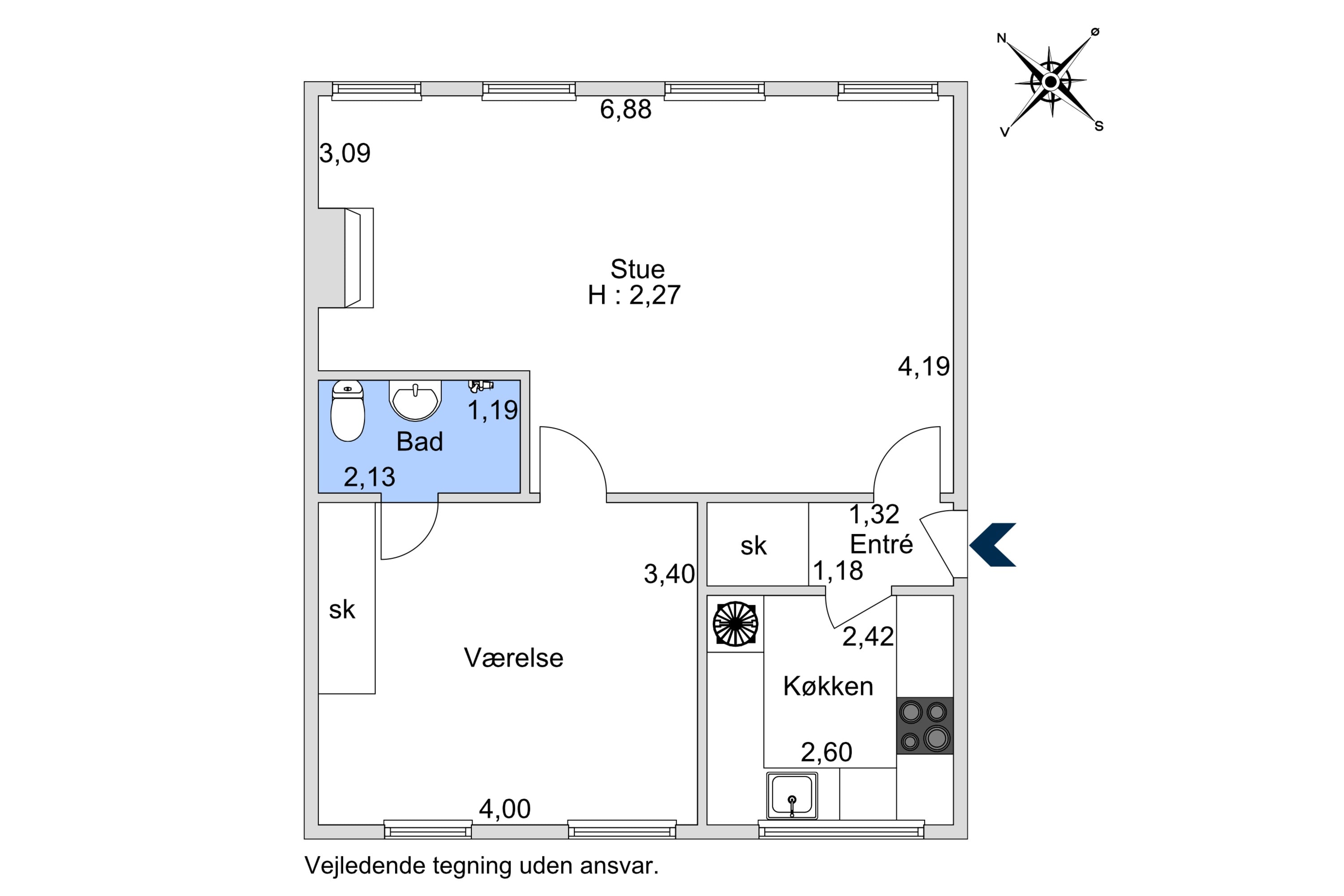 2-room apartment in København K image 6