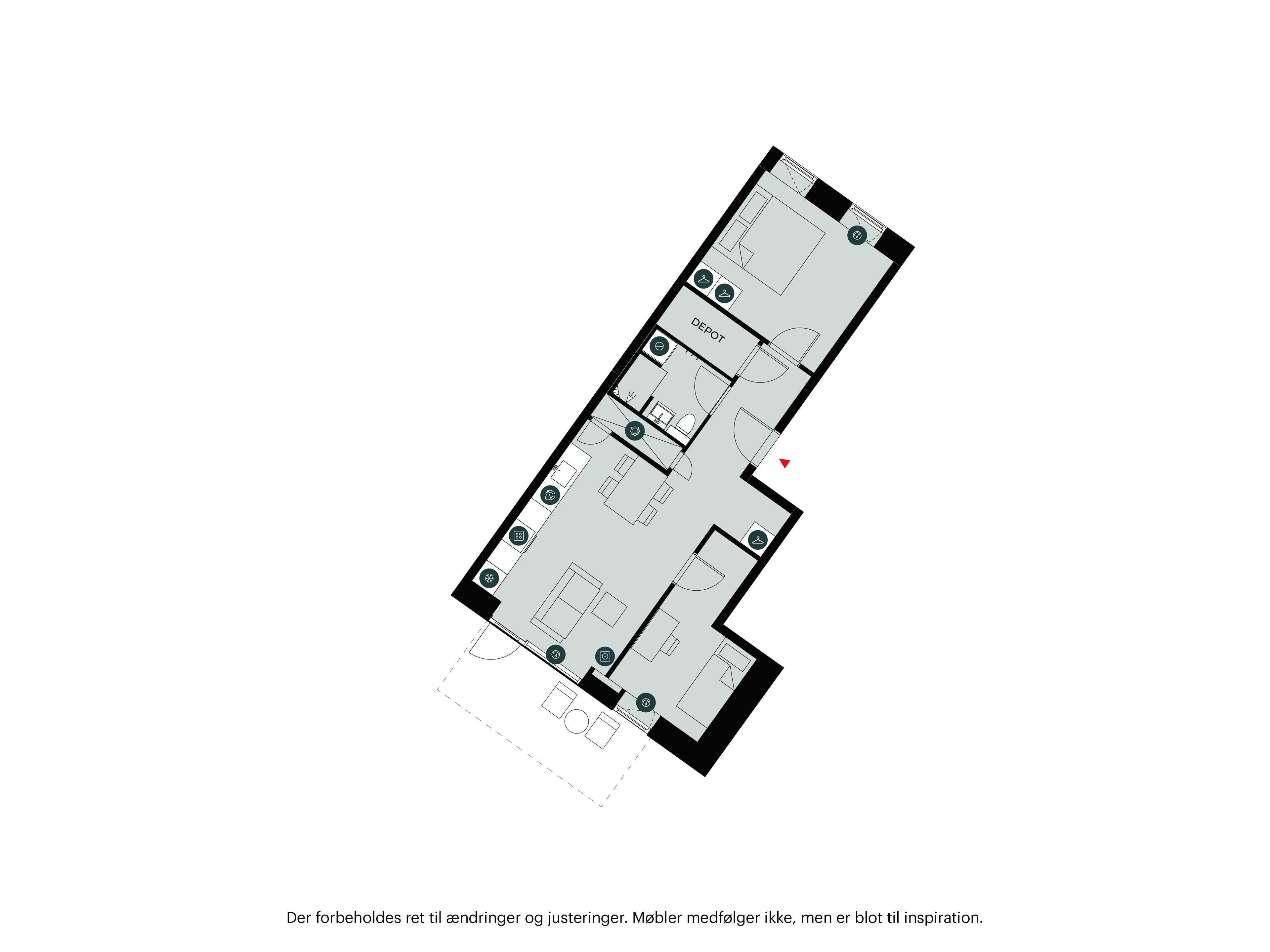 3-room apartment in Hilleroed image 6